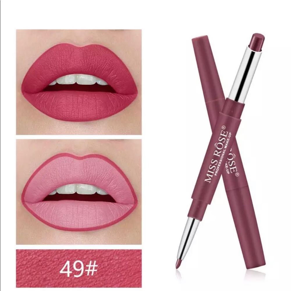 #49 Chii color, 2 in 1 set lipstick and lip liner.